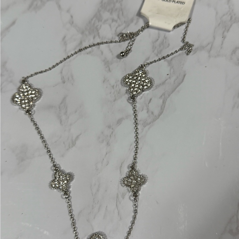 Elegant gold played Necklace